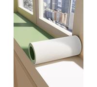 Tapis de Rebord de Fenêtre Protecteur de Rebord Fenêtre 72 Pouces Couleur Unie Absorbant, Tapis Salle Bain en Terre Diatomées Séchage Rapide, Revêtement Décoratif Bouclier(Green 1,72x5inch (182x13cm))