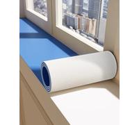 Tapis de Rebord de Fenêtre Protecteur de Rebord Fenêtre 72 Pouces Couleur Unie Absorbant, Tapis Salle Bain en Terre Diatomées Séchage Rapide, Revêtement Décoratif Bouclier(Blue,72x13inch (182x33cm))