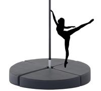 Tapis de réception de sécurité pour barres de pole dance, 3 cm d'épaisseur, 130 cm de diamètre, idéal pour débutants et professionnels, parfait pour la maison et le studio, tapis de danse an