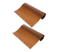 Tapis de Rechange pour Pelle à Pizza 2 Pièces en Tissu Marron | Surface Antiadhésive, Compatible Four, Maintien de Forme, pour Pâte et Service en Pizzeria