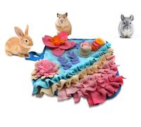 Tapis de recherche de lapin, tapis à renifler pour hamsters, jouets puzzles, tapis d'alimentation interactif pour cochons d'Inde, chiens, hérissons, chinchillas, furets, petits animaux, détente contre