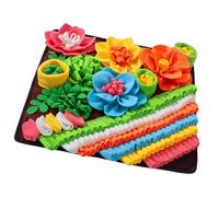 Tapis de recherche de nourriture pour chien - Jouet interactif puzzle - Tapis d'activité à renifler - Favorise la stimulation mentale - Entraînement naturel de l'instinct de chasse - Jeu