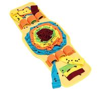 Tapis De Recherche De Nourriture Pour Chien - Tapis D'alimentation Lente De Style Montre - Tapis De Dressage Antidérapant Pour Chien, Tapis D'activité Interactif Résistant Aux Morsures, Tapis De Stimu