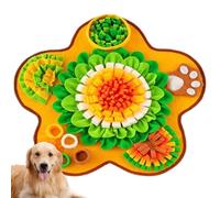 Tapis de recherche de nourriture pour chiens | Tapis de puzzle pour animaux de compagnie | Tapis à renifler résistant aux morsures Développement du cerveau, entraînement cognitif, stimulation mentale