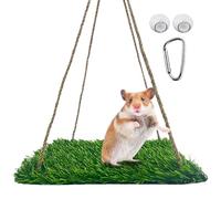 Tapis de Recherche de Nourriture pour Jouets pour Oiseaux, balançoires en pour Oiseaux | Jouet de Recherche de Nourriture pour Perroquet,Jouet d'oiseau de Perche d'escalade Naturel avec Crochets