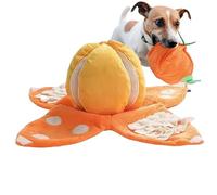 Tapis de Recherche pour Chiens | Jeu de Reniflement Orange pour Chien,avec Puzzle Alimentaire pour Auto Amusement pour Races Grandes Moyennes Et Seniors Travail Olfactif Et Stimulation Mentale