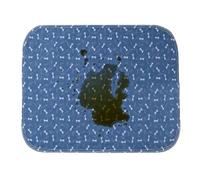 Tapis de récupération d'urine pour chien - Lavable en machine - Très absorbant - Tapis de toilettage imperméable pour chiots - Pour chiens de taille moyenne et grande - Pour panier à lancer - Boîte de