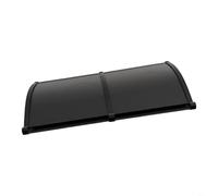 Tapis de réduction du bruit de pluie autocollant pour auvent en métal de 4 | Autocollant pour auvent en métal - Gris - 40 x 100 cm
