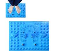 Tapis de réflexologie - 39 x 29 cm - Tapis de massage des pieds | Outil pour les pieds | Pliable magnétique pour la maison, le bureau, les voyages, la relaxation | Tapis avec stimulation par points de