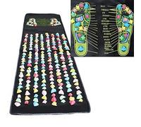 Tapis de Réflexologie Plantaire, Massage des Pieds, Tapis d'Acupression, Imitation de Galets, Soulagement des Problèmes de Pieds