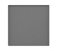 Tapis de réfrigérateur en silicone avec bord surélevé, étanche sous le réfrigérateur pour la protection du sol et de la moquette, nettoyage et entretien faciles (60 x 60 cm, gris)