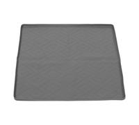 Tapis de Réfrigérateur Petit en Silicone à Bords Relevés 50x50 Cm | Mini Congélateur et Mini Réfrigérateur de Chambre, Gris à Motif Quadrillé, Lot de 1