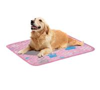 Tapis de Refroidissement de Chien - Folie en Soie de Glace pour Animaux de Compagnie Lavable