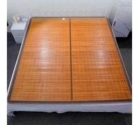 Tapis de refroidissement d'été pliable en bambou pour lit - Tapis de couchage respirant en rotin tissé - Accessoire essentiel pour la chambre à coucher pour le confort par temps chaud