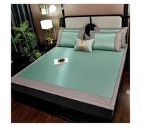 Tapis de refroidissement d'été respirant en soie glacée - Dos doux pour la peau dissipant la chaleur - Design compact pour adultes - Parfait pour les nuits chaudes et un sommeil confortable.
