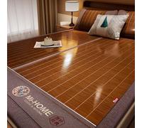 Tapis de refroidissement en bambou, design pliable double face pour lit, dortoir et usage domestique