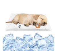 Tapis de refroidissement extra épais pour grands chiens et chats - Photo personnalisée des deux côtés, antidérapant 39 x 29 cm - Tapis auto-rafraîchissant en gel | Utilisation en intérieur/extérieur