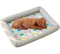 Tapis De Refroidissement For Chien 52x42cm, Tapis De Refroidissement Réutilisable For Animaux De Compagnie, Tapis De Refroidissement For Chien Moyen, Coussin Auto-refroidissant For Chiens Voyage À Dom