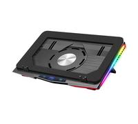 Tapis De Refroidissement for Ordinateur Portable À Compression d'air RGB, Compatible avec Ordinateur Portable, Support De Refroidissement Ultra Silencieux USB
