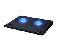 Tapis de Refroidissement Heights avec Doubles hubs USB pour Ordinateur Portable de 12 à 16 Pouces, Fonctionnement Silencieux, antidérapant et améliore Les Flux d ' air pour des optimales,