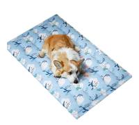 Tapis De Refroidissement, Lit Froid pour Chien Chat d'été, Accessoires pour Animaux De Compagnie Chat Couverture Durable Canapé Tapis de Glace pour Chat Fournitures de Couverture(D,45 * 60cm)