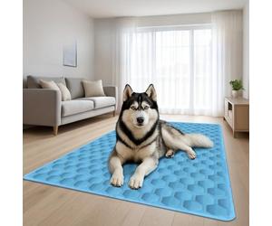 Tapis de refroidissement pour animal de compagnie, avec tissu polyester avancé pour chiens et chats, empêche les coups de chaleur, tapis lavable non toxique pour canapé, lit, siège de voiture