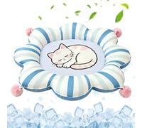 Tapis de refroidissement pour animaux de compagnie - Lavable, amovible, antidérapant mignon