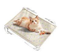 Tapis de refroidissement pour chat | Tapis de glace pour animal domestique | Tapis de glace double face avec corde à quatre coins pour chiens chats intérieur ou extérieur lit canapé niche