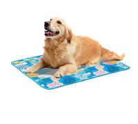 Tapis de Refroidissement pour Chien - Couche en Respirante, Design Pliable et léger | Tissu glacé résistant aux Rayures, Froide instantanée à l'intérieur, Lavable et Facile à