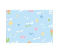 Tapis de refroidissement pour chien en soie glacée conçu avec respirabilité, base antidérapante, évacuation de l'humidité et technologie d'inhibition des microbes de qualité 6A (4)