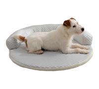 Tapis de refroidissement pour chien en soie glacée - Lit froid respirant pour chats, chatons, été, récupération vétérinaire, jardin, famille, pique-nique, voiture, voyage, hôtel