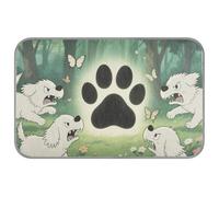 Tapis de refroidissement pour chien et chat - 96,5 x 58,4 cm - Produits de refroidissement pour lapins - Confortable - Tapette rafraîchissante pour l'extérieur - Taille M