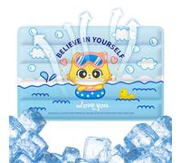 Tapis de refroidissement pour chien - Grand tapis frais pour chiens | Coussin lavable pour animaux de compagnie, couverture antidérapante portable pour chat, accessoires de camping en plein air et