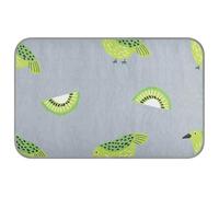 Tapis de refroidissement pour chien Oliver Jeffers Style Kiwi Jade Bird Vert été Tapis rafraîchissant pour l'extérieur pour chaton Voyage Imperméable Cama fria para perro M