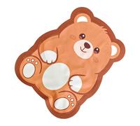 Tapis de refroidissement pour chien, tapis de glace à remplir d'eau | Tapis de refroidissement anti-rayures pour chien ours de dessin animé 30 x 38 x 2 cm | Pour petit, moyen et grand, chiot,