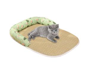 Tapis de refroidissement pour chien, tapis de refroidissement pour chien, couverture de glace intérieure pour animaux de compagnie, tapis de refroidissement avec oreiller haute protection pour chiens