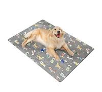 Tapis de refroidissement pour chiens - Anti-rayures portable - Lit de refroidissement d'été pour chiot, de taille moyenne et grande pour maison, niche, canapé, siège de voiture, intérieur et