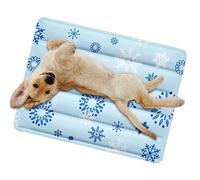 Tapis de refroidissement pour chiens chats - Tapis rafraîchissant pour animaux de compagnie, tapis er reposer des animaux, doux au sol réutilisable, Ţap er dormir quand il fait chaud