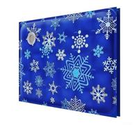 Tapis de refroidissement pour chiens et chats - Construction en PVC garantissant une durabilité à long terme et un entretien simple dans n'importe quel environnement - 50 x 60 cm - Bleu clair