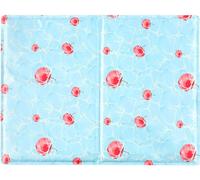Tapis de refroidissement pour chiens, tapis de refroidissement résistant pour animaux domestiques, gel non toxique, coussin auto-refroidissant, idéal pour les chiens et les chats en été chaud (60x90cm