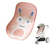 Tapis de refroidissement pour landau, siège auto pour bébé, lavable en machine, accessoires de voyage confortables pour chaise de salle à manger, chaises de sécurité pour enfants (lapin rose)