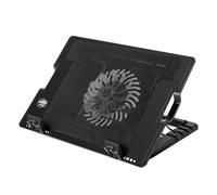 Tapis de Refroidissement pour Ordinateur Portable avec 2 Ports USB pour Ordinateur Portable 11 pouces-18 Pouces Ventilateur de Jeu Stable de Refroidissement réglable à 2 Ports USB Pad