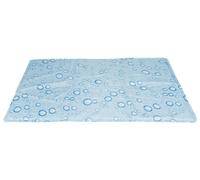 Tapis de refroidissement Trixie pour chiens et chats, 28779, 90 x 50 cm, bleu clair, refroidit pendant plusieurs heures, par contact corporel