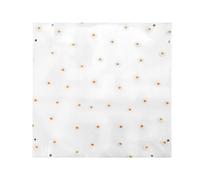 Tapis de rempotage imperméable, Plateau Transparent, Motif Marguerites, Tapis de Jardinage, 50 x 50 cm, pour, Nettoyage intérieur, Motif Marguerite, Garde Les Tables Propres