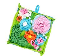 Tapis de reniflage pour chien, lavable, interactif, résistant aux déchirures, imperméable, anti-odeurs, tapis d'alimentation imperméable 50 x 50 cm