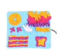 Tapis de reniflement pour chien en tissu lavable et réutilisable, pour l'alimentation lente des animaux, pour réduire l'anxiété, jouet d'entraînement