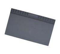 Tapis de réparation pliable en silicone avec plateaux de zone de travail, fentes pour pièces et large disposition pour les bureaux de soudage des techniciens, tapis de réparation électronique tapis de