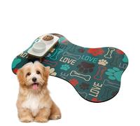 Tapis de Repas pour Animaux de Compagnie Imperméable Antidérapant et