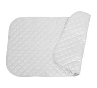 Tapis de Repassage en Coton Antidérapant Pliable 45x85cm Argenté | Surface Lisse et Uniforme, Résiste à Chaleur, Pratique pour Retouches Rapides sur Lit ou Planche, Voyages