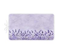 Tapis de Repassage Lavande Violet Tapis de Repassage sur Table pour Repassage Résistant à la Chaleur Antidérapant Pliable Portable pour Voyager Famille 80x50cm (1 pièce)